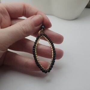 The eyes curse onyx‎ necklace pendant openwork
